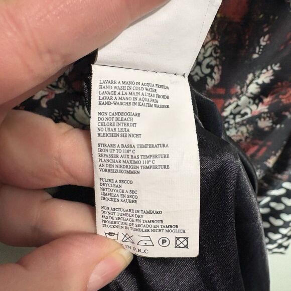 Fun Fun Colorful Mixed Print Long Sleeve Mini Dress Girls Size IT44/US 14 Hearts - Picture 10 of 10